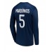 Cheap Paris Saint-Germain Marquinhos #5 Home Football Shirt 2022-23 Long Sleeve